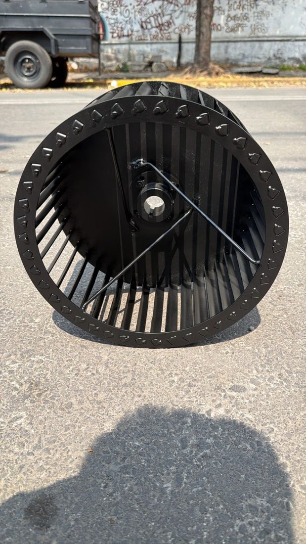 Rotor jaula de ardilla industrial de doble entrada